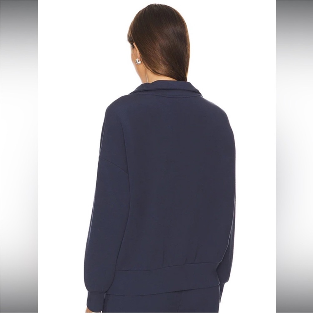 NWT Varley Hawley 1/2 Zip Navy Women’s Sweater - Picture 8 of 11